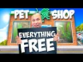 I Opened A Free Reptile Pet Store
