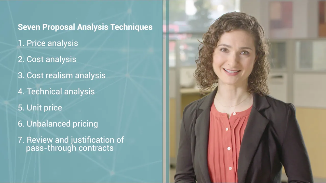 Defense Acquisition University - CON 7300 - Proposal Analysis Techniques