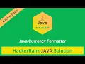 HackerRank Java Currency Formatter problem solution in Java Java solutions Programmingoneonone