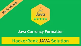 HackerRank Java Currency Formatter problem solution in Java Java solutions Programmingoneonone