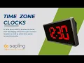 Sapling Time Zone Clocks Syed Engineering Co