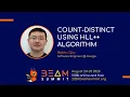 Count-distinct using HLL algorithm