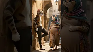 لما مرات القط مياو تتعاكس 