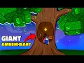 Download Lagu I Built a Base Inside of Giant Amberheart Tree!