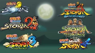 naruto ultimate ninja storm 1 4 all openings intros 2008 2016 
