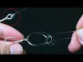 The Smallest yet Strong Knot for Fluorocarbon or Monofilament