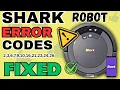 Error Codes Their Meanings and Solutions on Shark AI Ultra Robot Vacuum Cleaner Devicessetup
