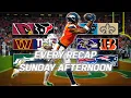 Every Recap from Sunday Afternoon 2025 NFL Season Week 15