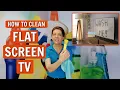 How to Clean a Flat Screen TV LCD LED Plasma Non-Glare - Tips from a Pro