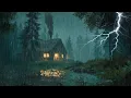 Download Lagu HEAVY RAIN AND THUNDER SOUNDS - DEEP SLEEP | Thunderstorm for Sleeping - Rain Sound Comfort #2
