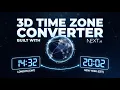 I Built a 3D World Clock Website in One Weekend Free Open Source