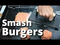 BEGINNER SMASHBURGERS ON A GRIDDLE 2 Minutes Tutorial