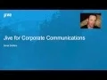 Using Jive Software for Corporate Communications