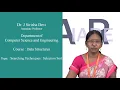 Sorting Techniques Selection Sort by Dr J Sirisha devi Department of Computer Science IARE