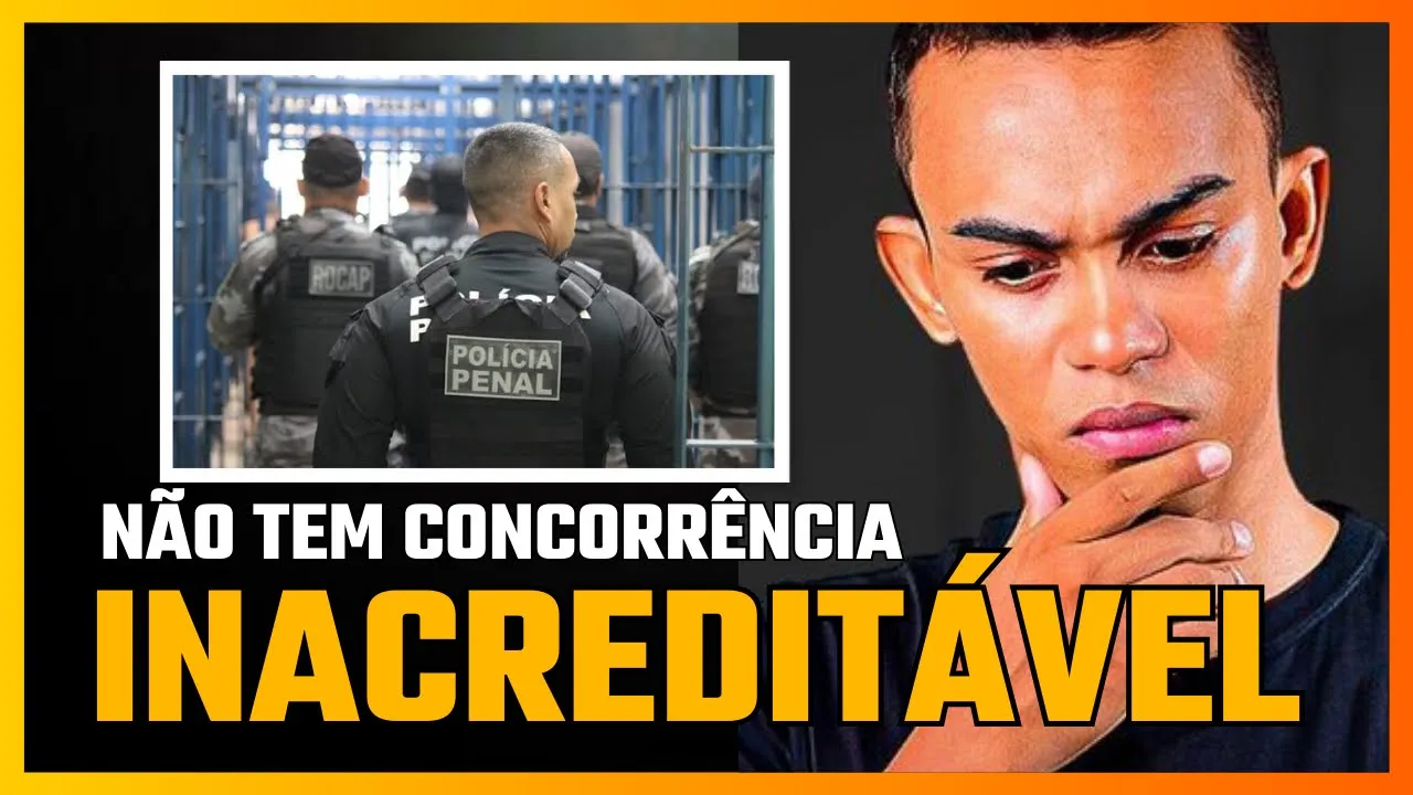 CONCURSO POLÍCIA PENAL PIAUÍ CONCORRÊNCIA BAIXA !