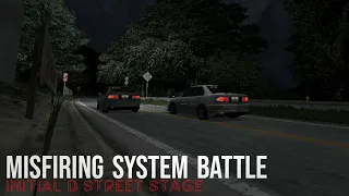 initial d street stage misfiring system battle evo 3 vs evo 3 