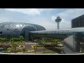 Exclusive skytrain ride through Changi Jewel