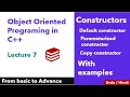 constructor in C constructor and its types with easy example oop in c lecture 7
