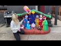 Lewondr Christmas Inflatables Nativity Scene Outdoor Decorations 2025