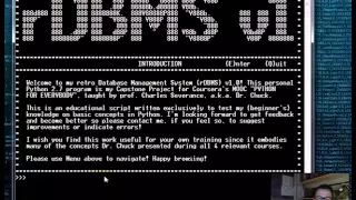 A simple DBMS in Python 2 7