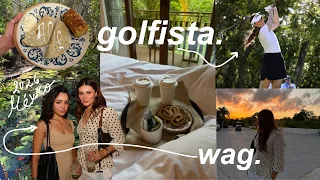 fui la WAG de mi mujer GOLFISTA en méxico.