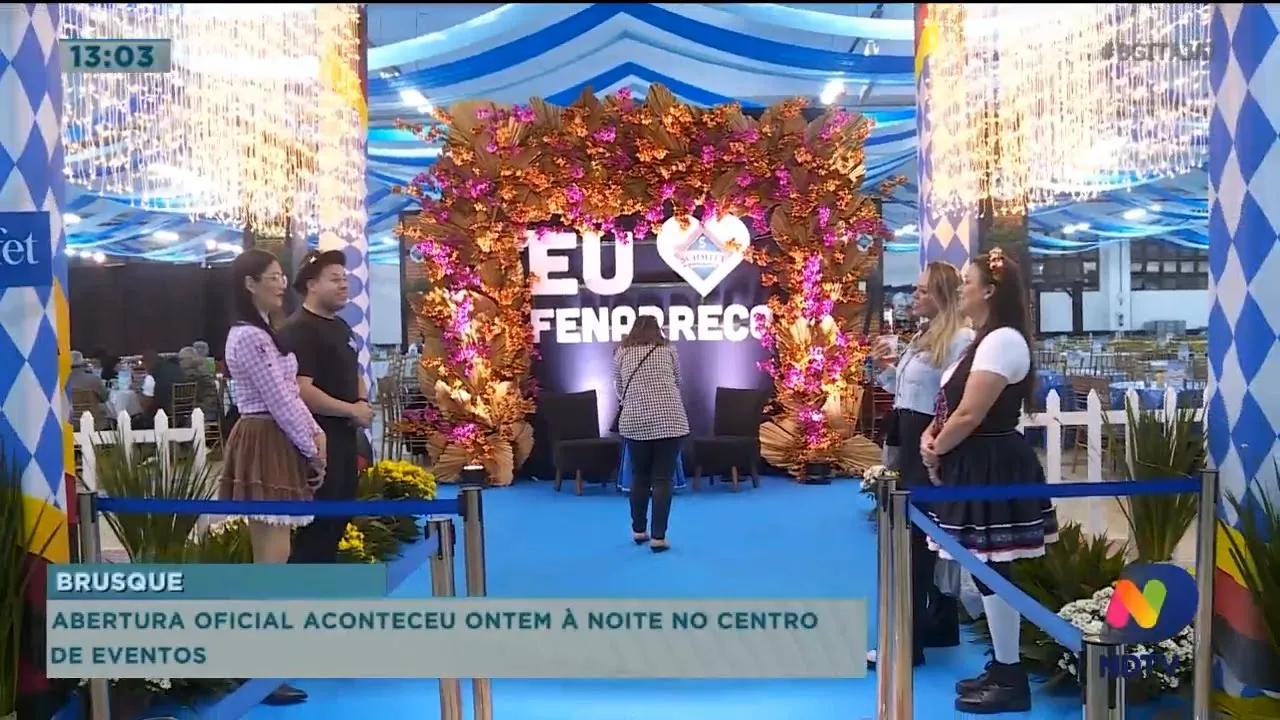 Abertura oficial da Fenarreco aconteceu ontem em Brusque