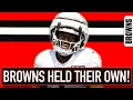 BROWNS LOOKED GOOD AT JOINT PRACTICE w THE BILLS