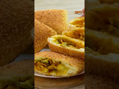 Chicken Pocket Snacks | Crispy Chicken Pocket | Easy Tea-Time Snack #ChickenPocket #ChickenSnacks