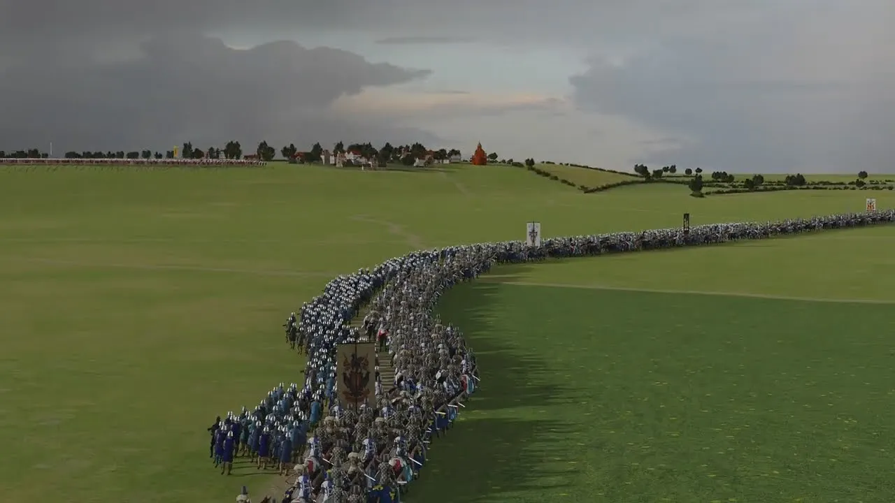 Battle of Crecy, animated film.