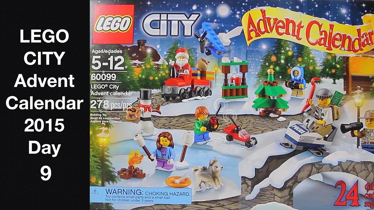 LEGO City 2015 Advent Calendar 60099 Day 1 Unboxing - BrickQueen
