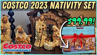 COSTCO CHRISTMAS 99 99 13 PIECE 2023 NATIVITY SET KIRKLAND NATIVITY UNBOXING
