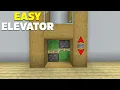 How to make a working Elevator In Minecraft Bedrock mcpe