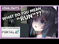 Portal 2 makes me PANIC Portal 2 First Playthrough HIGHLIGHTS