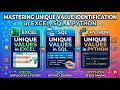 Identify Unique Values in Excel SQL and Python for Data Analysis