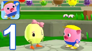 Oby Adventure - Gameplay Walkthrough Part 1 - Tutorial & Apricot Valley (iOS, Android)