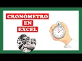Como hacer un contador o CRONOMETRO en Excel con VBA - Curso de Excel Avanzado