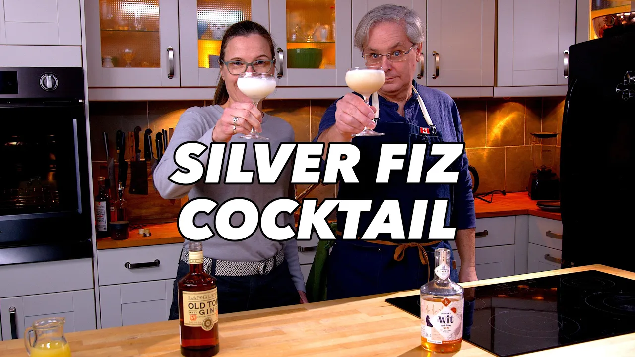 Mixing the 1887 Silver Fiz Cocktail with Old Tom Gin