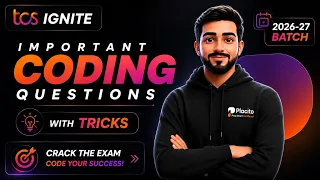 TCS Ignite 2026 27 Master These Coding Questions to Crack TCS PYQ Tricks Smart Hiring