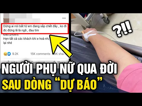 Người phụ nữ bất ngờ 'QUA ĐỜI' sau dòng status 'DỰ BÁO' gây xót xa vì 'QUÁ ĐỘT NGỘT'