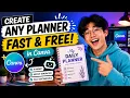 How to Create Any Planner in Canva with AI Fast Free