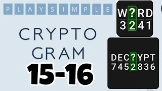 PlaySimple CRYPTOGRAM level 15 16