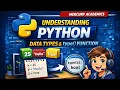 Let s Learn Python Lecture - 3 Data Types and Type Function