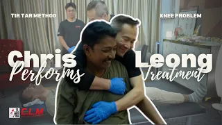 Master Chris Leong helps this man flew all the way from Chennai, India for his knee problem