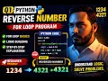 Python Reverse Number For Loop Program Step-by-Step for Beginners