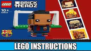 LEGO Instructions | BrickHeadz | 40542 | FC Barcelona Go Brick Me