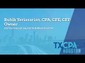 TXCPA Houston Member Testimonial - Rubik Yeriazarian CPA CFE CFF