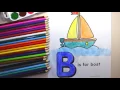 Letter B Coloring Pages - Alphabet Coloring Book