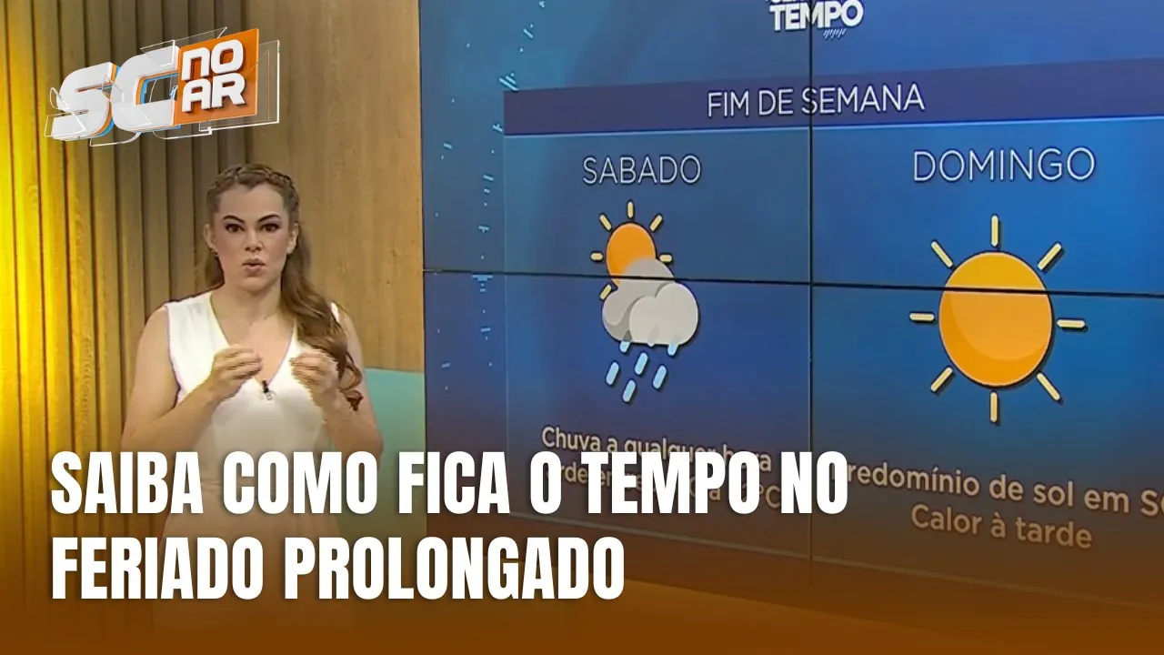 Central do Tempo - Sol com nuvens e possibilidade de chuva isolada