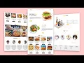 Create A Food Website Design Using HTML CSS