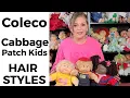 Coleco Cabbage Patch Kids dolls hairstyles
